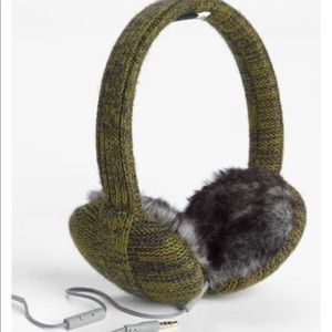Faux Fur Knit Headphone Ear Muffs